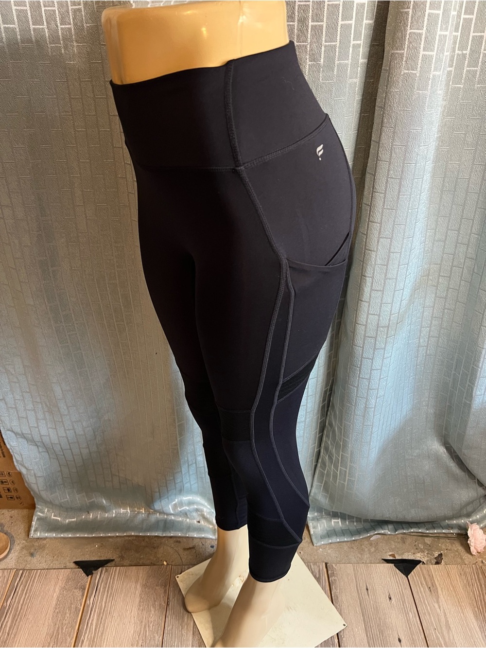Fabletics Black High-Waist Pocket Leggings